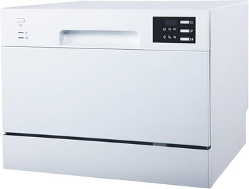 SD-2225DWA Countertop Dishwasher with Delay Start & LED - White