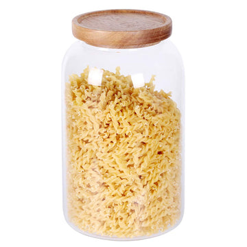 Modern Design Transparent Glass Food Storage Jars, OZ