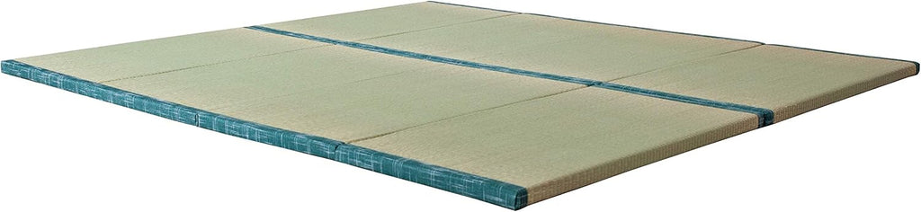 Japanese Floor Mattress Foldable Tatami Mats Folding Tatami Futon Mattress Rush Grass Floor Bed 35.4"x78.7"x1.2"(2