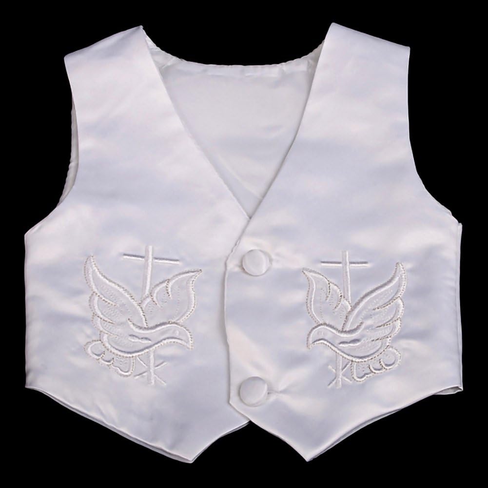 Infant Baby Boys Christening Satin Suit Set