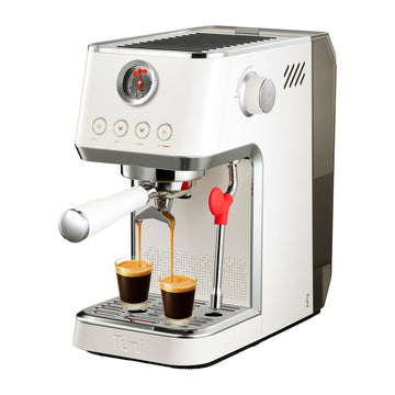 Gen3 Dual Boiler Espresso Machine with Super+ Steam Power, Ivory