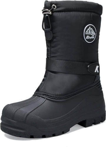 Kids Insulated Waterproof Anti-slip Winter Warm Snow Boots