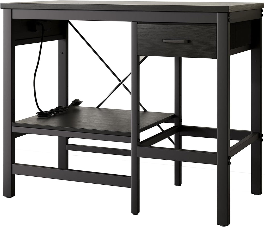 40-50 Gallon Fish Tank Stand with Power Outlet, Aquarium Stand with 3-Tier Adjustable Storage Shelves, Fish Stand