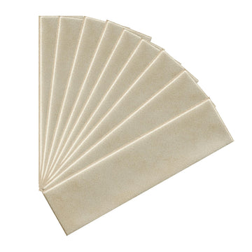 Matte Ivory Porcelain Subway Tile - 2"x8" Wall and Floor, Backsplash , Shower, Fireplace Accent - Great for