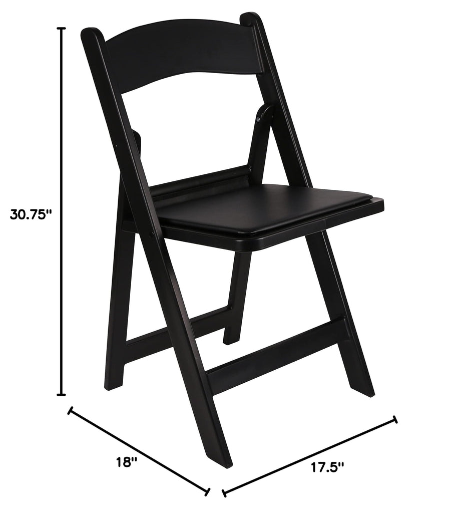 Set of 50 Resin Folding Chair Vinyl Padded Seat Indoor Outdoor Lightweight Set Event Party Picnic Kitchen Dining