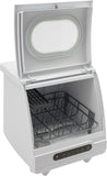 Countertop Dishwasher, 800W 110V Mini Dishwasher Low Noise Portable Dish Washer With 5intelligent Wa