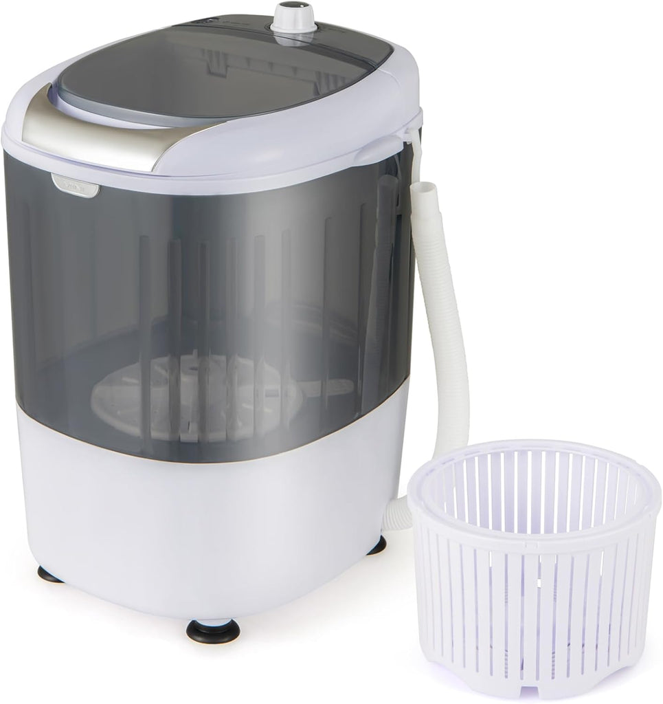 GX24977-PE, Mini Washer and Spinner Combo, 5.5lbs, Semi-automatic Compact Laundry Apartment Dorm RV Portable Washing