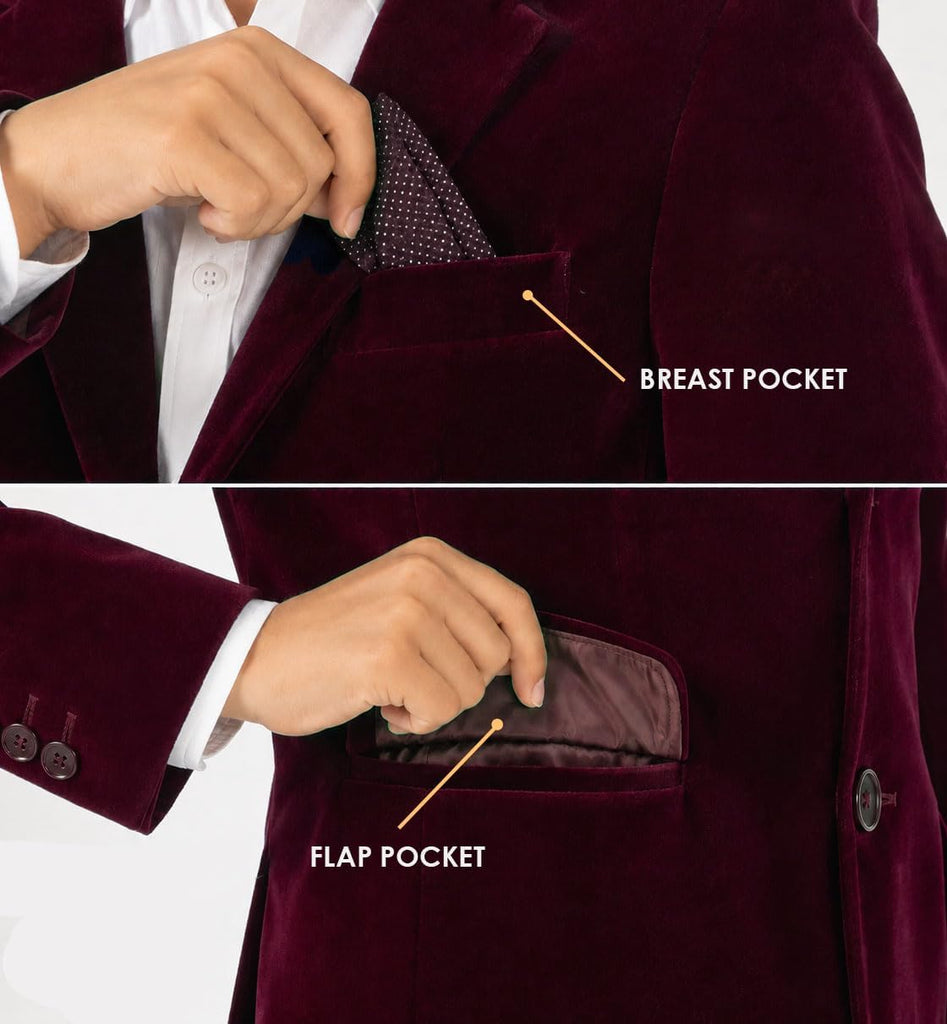 Big Boys' Velvet Blazer