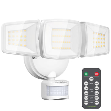 Outdoor LED Flood Lights D2D Security Lights Motion Sensor Remote 45W 5000K
