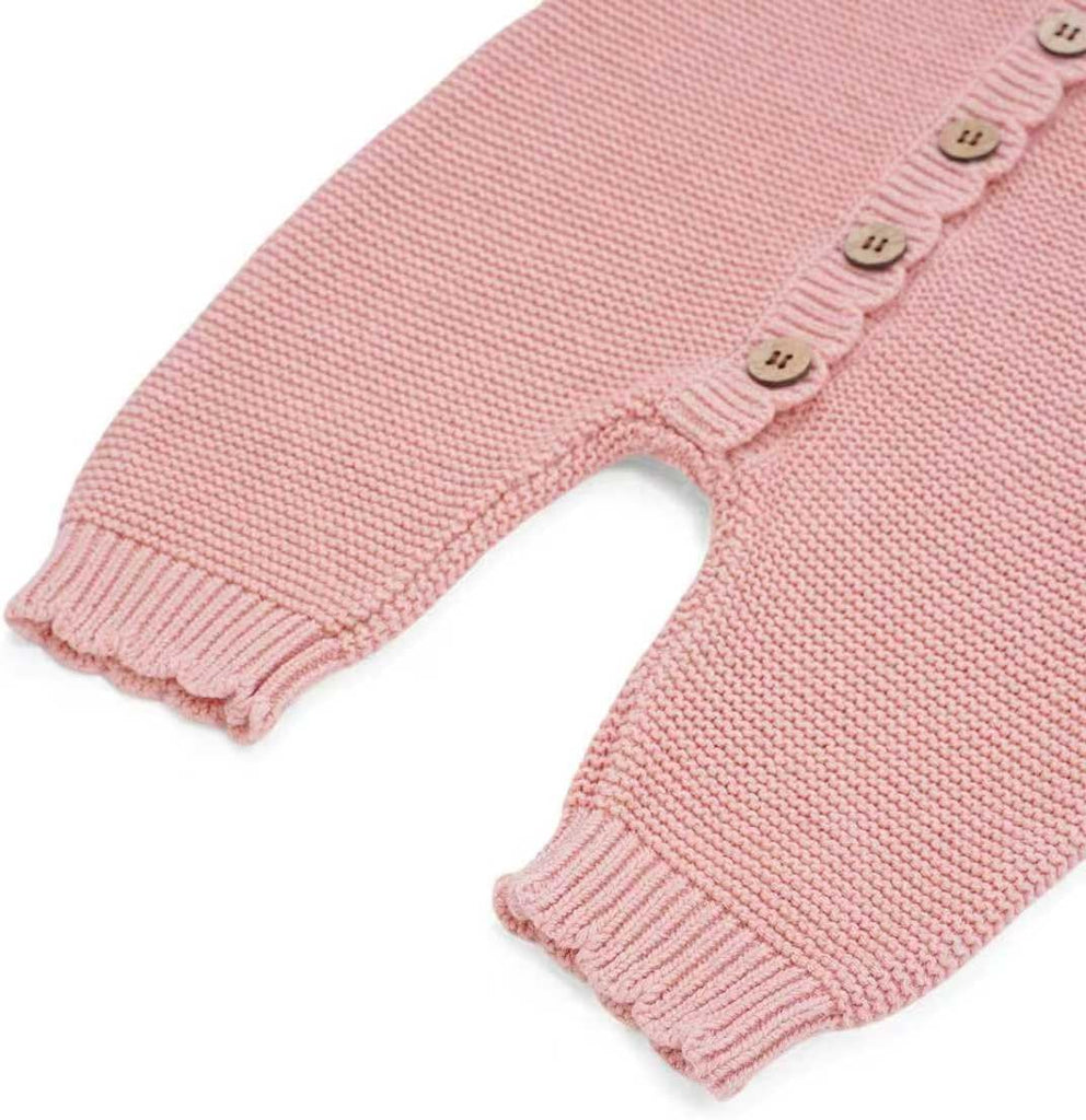 Baby Knit Romper, Cotton Sweater for Newborn Boys and Girls