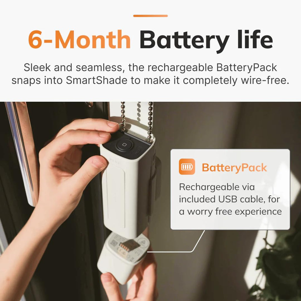 SmartShade + BatteryPack, Smart Home Smart Shades