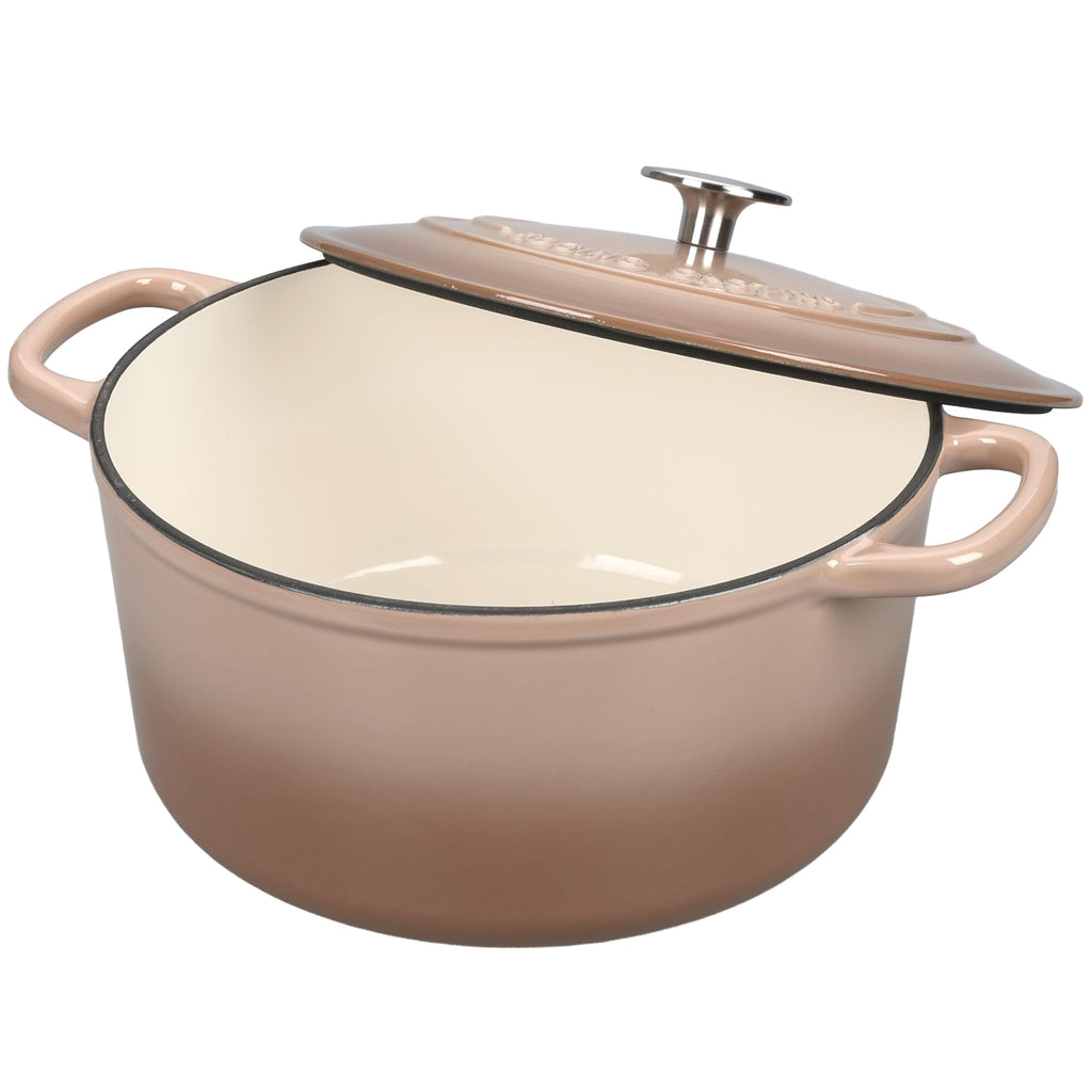 Enameled Cast Iron Dutch Oven with Sourdough Bread Baking Kit, Bread Dutch Oven with Lid, Includes Proofing Basket &