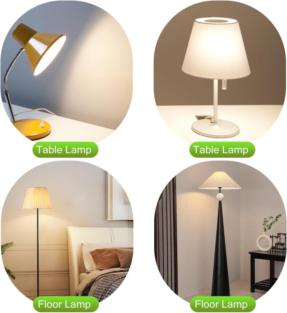 25 Watt Light Bulbs Equivalent, A15 25W LED Light Bulb 2700K Soft White E26 3W Type a Low Wattage Light Bulbs (12