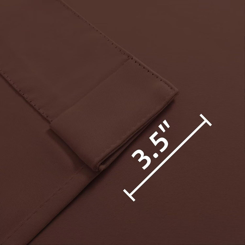 Blackout Curtains 108 Inches Long, Thermal Insulated Black Out Curtains 2 Panels Set, Room Darkening Drapes Window