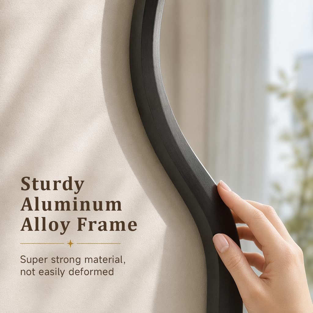 26"x48" Wall Mirror Irregular Mirror Bedroom Entryway