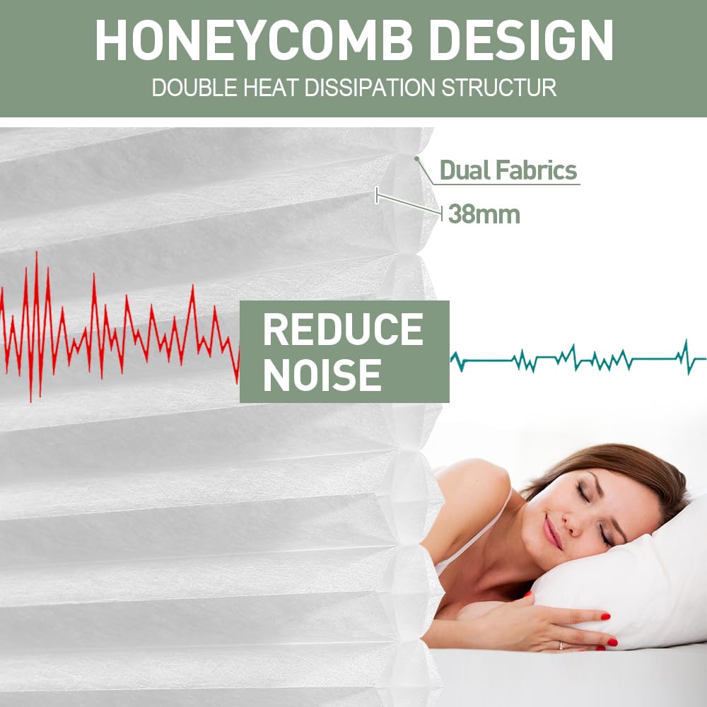 Motorized TDBU Cellular Shades (Light Filtering 93022A)
