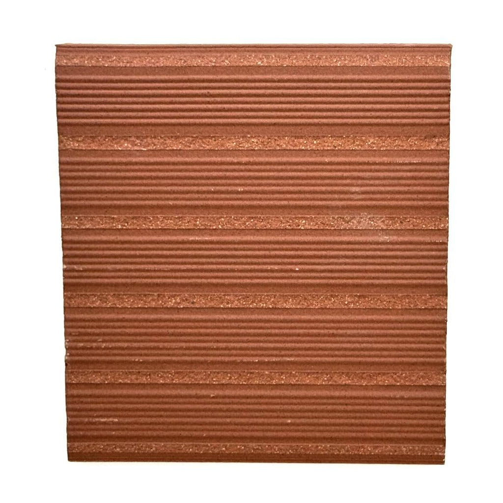 6x6 Colonial Red Quarry Cove Base Tile, Matte Non-Slip Ceramic for Sanitary Wall-to-Floor Edge, Indoor & Outdoor