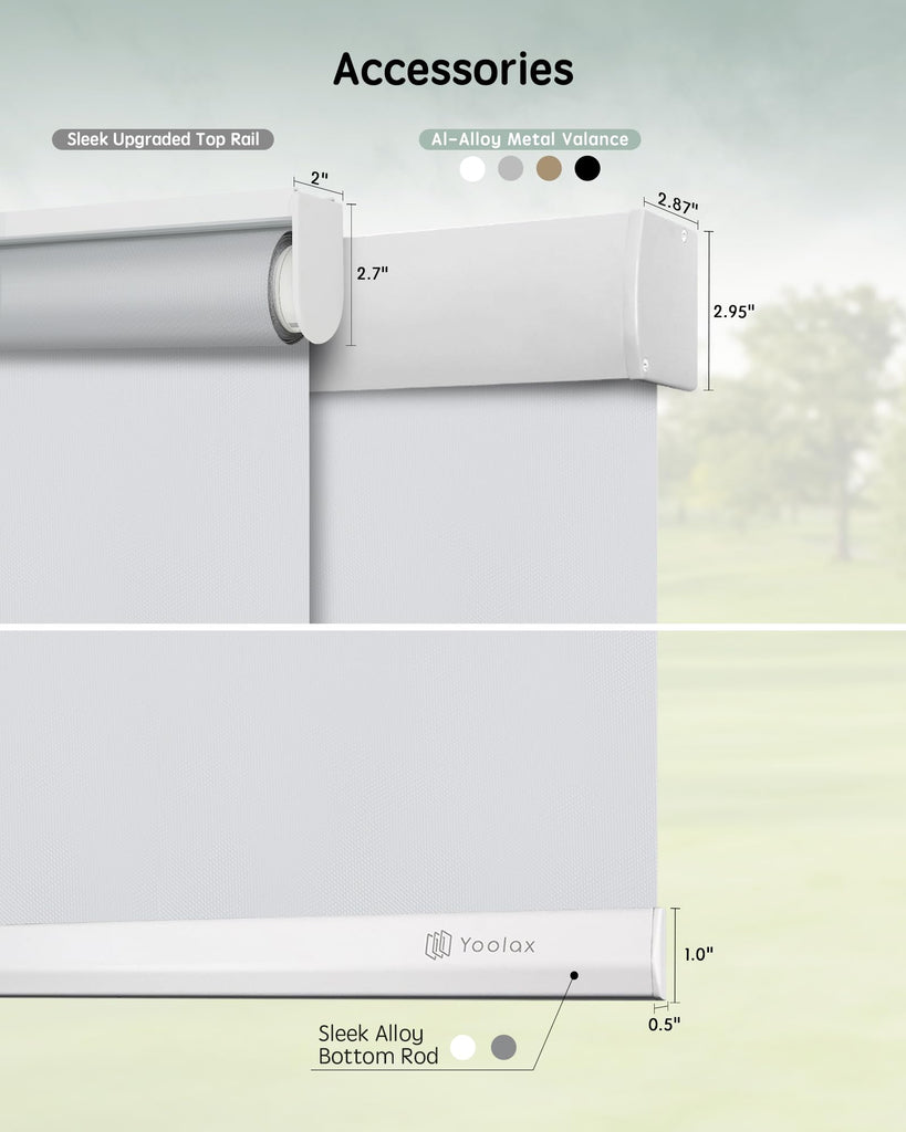 Motorized Blinds with Remote, Smart Blinds for Windows, Custom Size