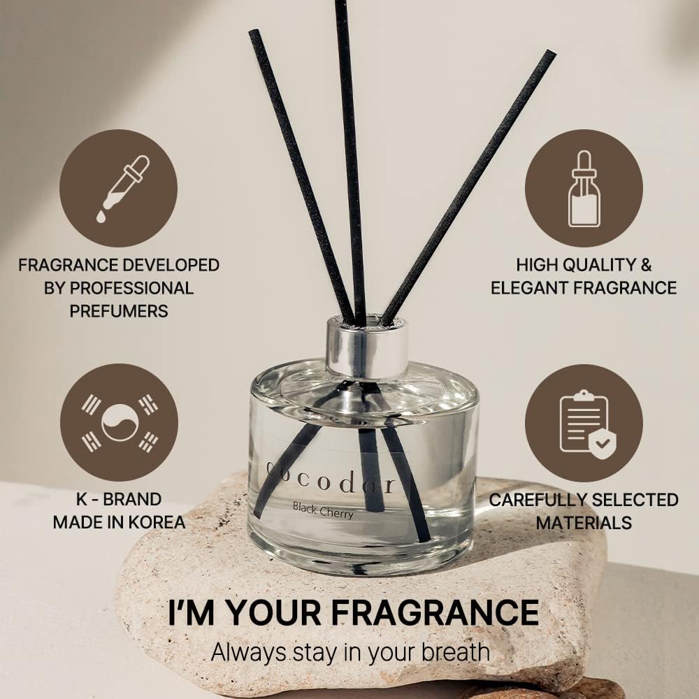 Signature Reed Diffuser Set/Refreshing Air / 6.7oz /1 Pack/Home Fragrance Diffuser, Oil Scent Diffuser Shelf