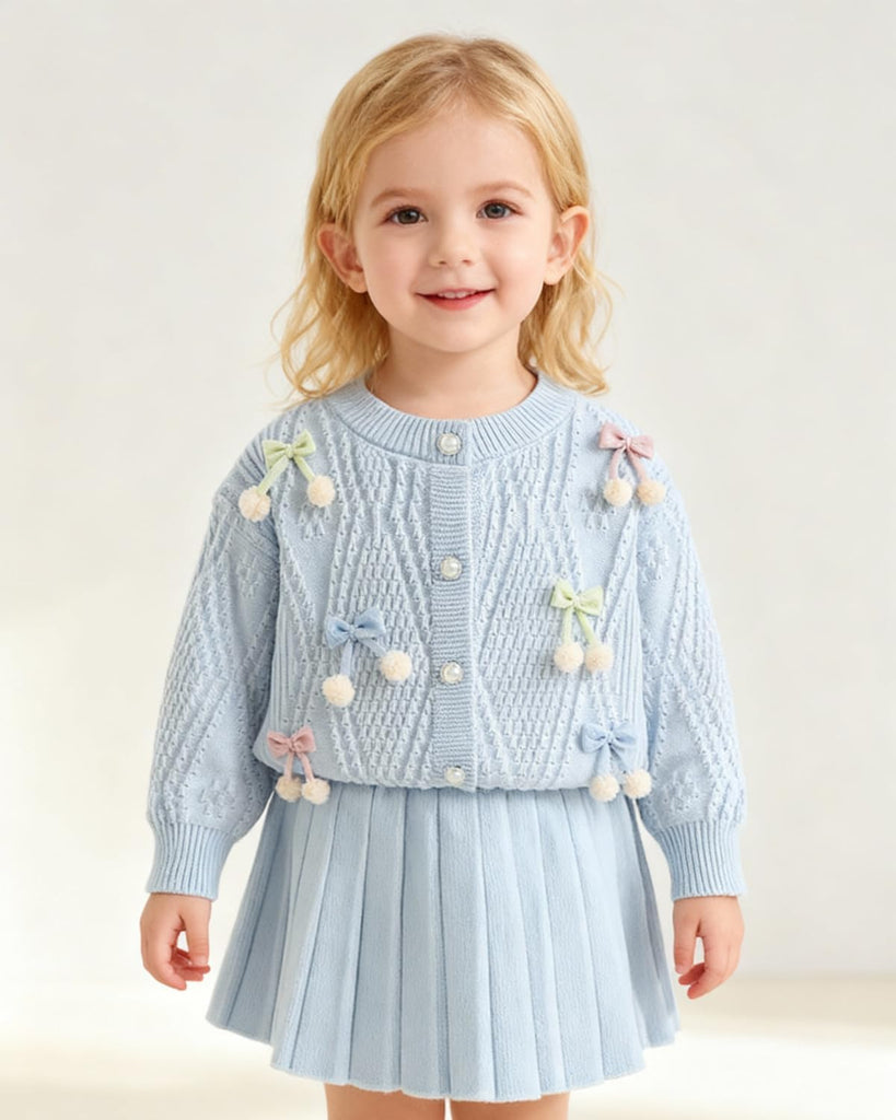 Girls Sweater Skirt Set Toddler 2 Piece Winter Fall Outfit