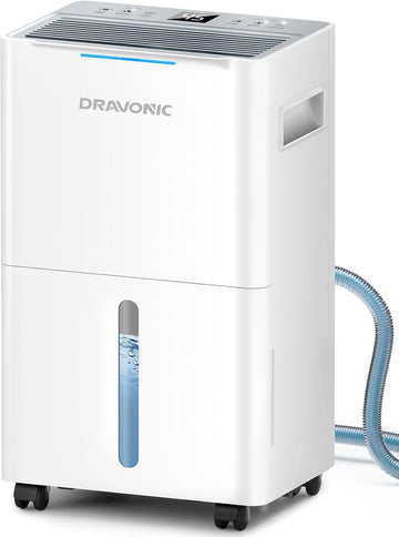 21 Pints Dehumidifier for Basement, 1500 Sq. Ft Dehumidifiers for Home with Drain Hose