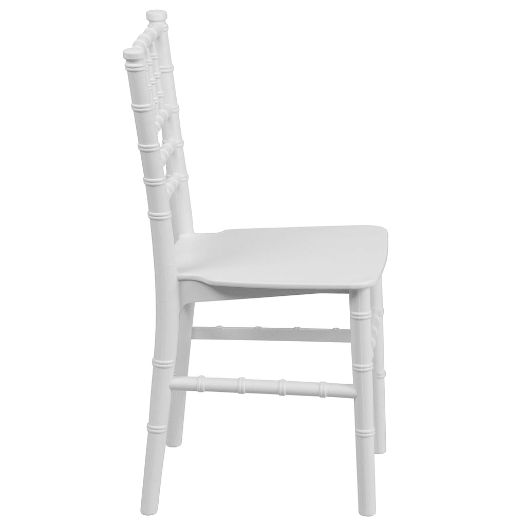 White Kids Resin Chiavari Chair, 10-Pack