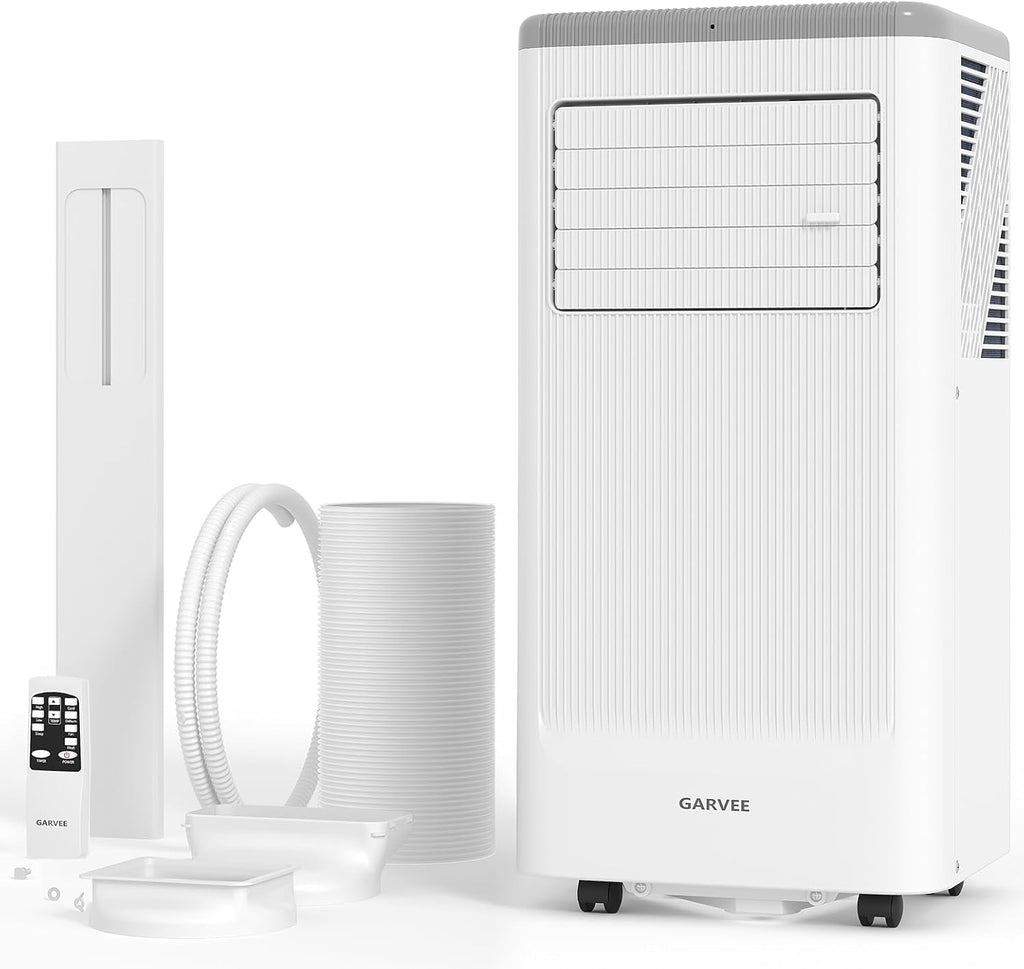 8000BTUs Portable Air Conditioner with Remote Control,350 Sq.Ft Max. 48dB Portable AC Unit, Dehumidifier, Fan, Sleep
