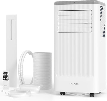 8000BTUs Portable Air Conditioner with Remote Control,350 Sq.Ft Max. 48dB Portable AC Unit, Dehumidifier, Fan, Sleep