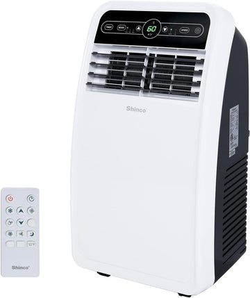 8,000 BTU Portable Air Conditioner, AC Unit with Built-in Cool, Dehumidifier & Fan Modes for Room up to 350 sq.ft