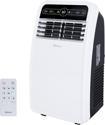 8,000 BTU Portable Air Conditioner, AC Unit with Built-in Cool, Dehumidifier & Fan Modes for Room up to 350 sq.ft
