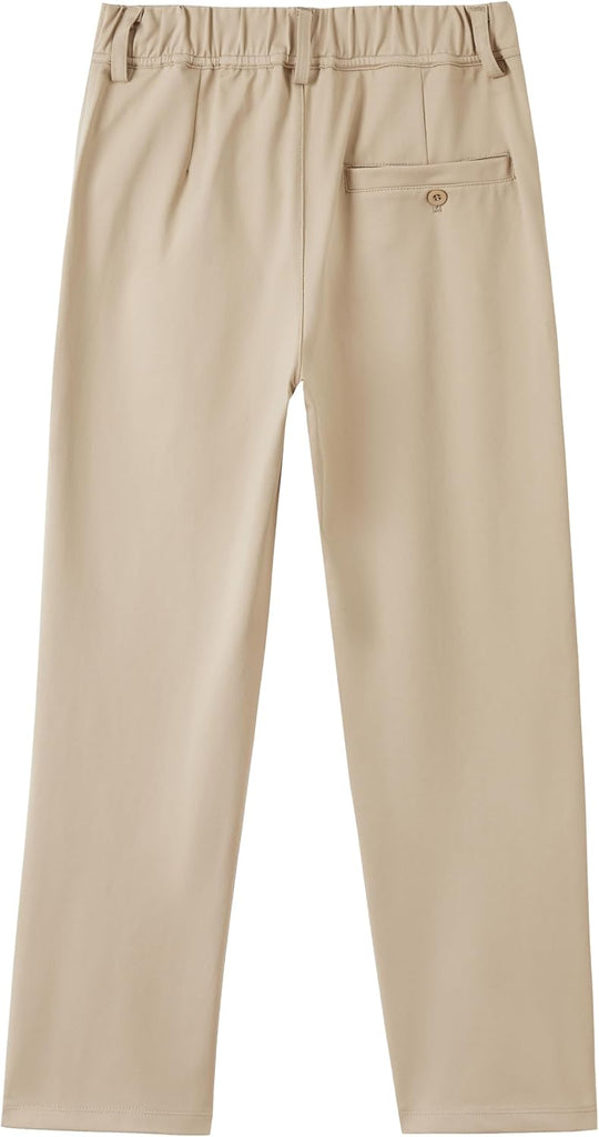 Boys Golf Pants, Quick Dry Performance Dress Pants for School Uniforms