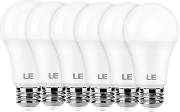 LE 100W Equivalent LED Light Bulbs, 14W 1500 Lumens Daylight White 5000K Non-Dimmable, A19 E26 Standard Base, 10000