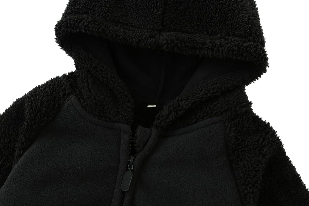 Toddler Winter Coats Baby Boys Girls Fuzzy Sherpa Fleece Jackets