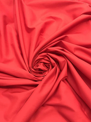 Broadcloth/ Blend Fabric, 58/60" Wide, Sells by The Yard (5 Yard, Red)