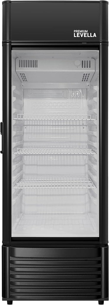 PRF657DX Glass Door Display Refrigerator 6.5 cu ft Commercial Beverage Cooler Me