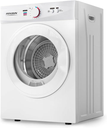 1.8 Cu.Ft Portable Clothes Dryer, Front Load Dryer Machine, Compact Laundry Dryer with Stainless Steel Tub for