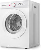 1.8 Cu.Ft Portable Clothes Dryer, Front Load Dryer Machine, Compact Laundry Dryer with Stainless Steel Tub for