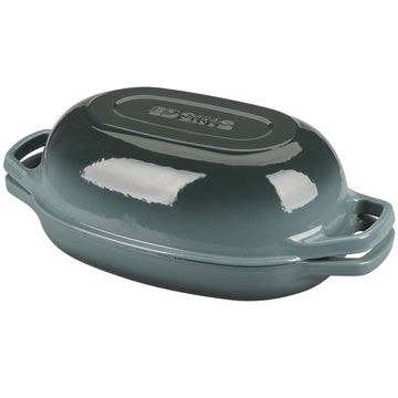 Enameled Cast Iron Oval Dutch Oven Pot with Lid, Dutch Oven for Sourdough Bread Baking, Bread Oven, Bread Dutch Oven