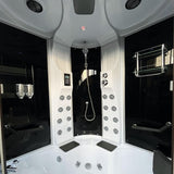 Whirlpool Bathtub and Shower MONTECARLO 59.05" Hydrotherapy with Heater Hot Tub