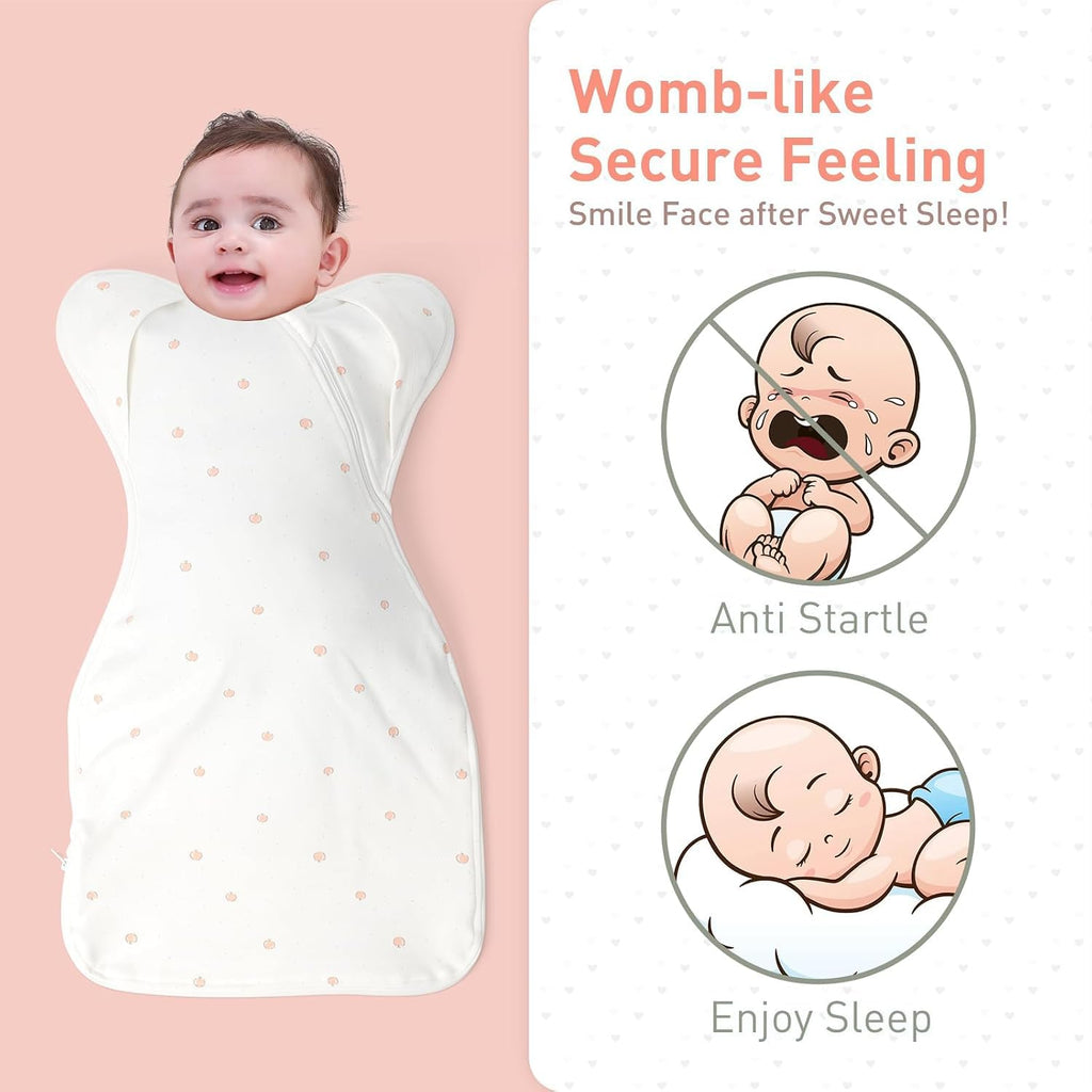 Organic Cotton Baby Sleep Sacks Swaddles Girls 2 Packs