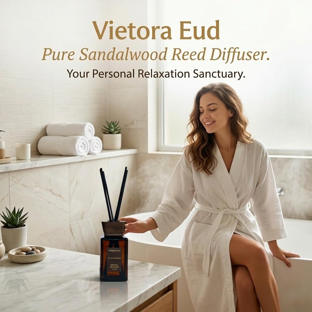 Sandalwood Reed Diffuser, 5.2 Fl Oz