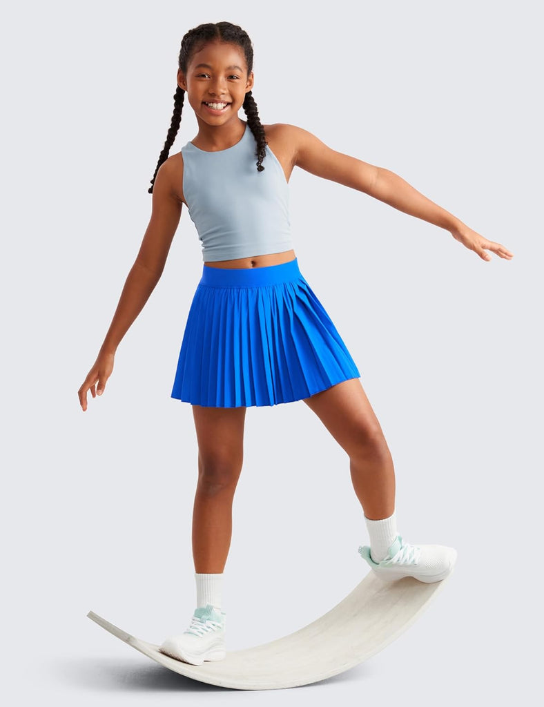 Girls Pleated Athletic Skirts