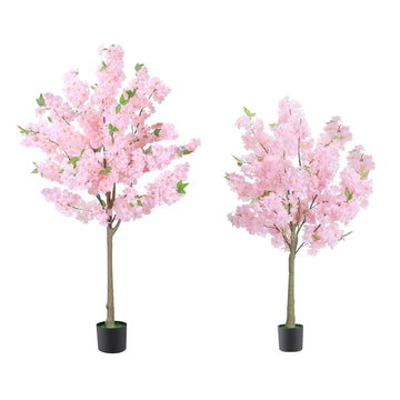 4FT/5FT Pink Artificial Cherry Blossom Tree with Pot Wedding Decor