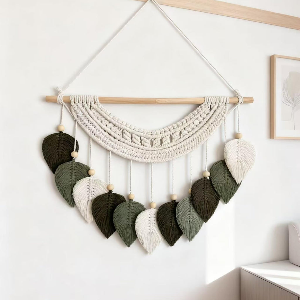 Macrame Wall Hanging Tapestry Boho Wall Decor Wall Art Decorations Home Backdrop