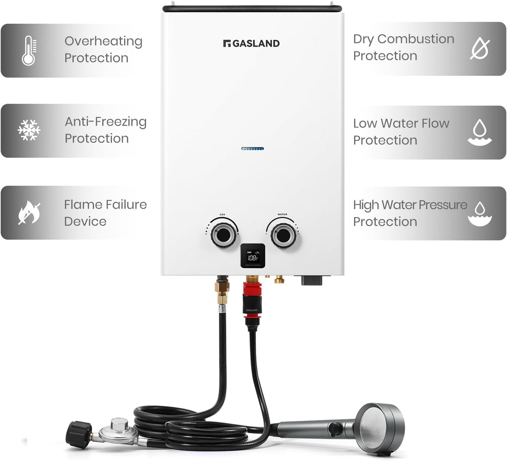 Professional G10 Outdoor Propane Tankless Water Heater, 68, 000 BTU