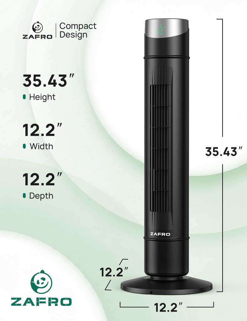 Smart Tower Fan ,Upgraded DC Motor Fans that Blow Cold Air