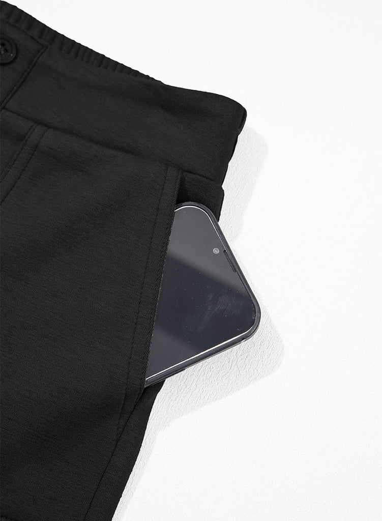 Girls Strech Straight Leg School Uniform Pants