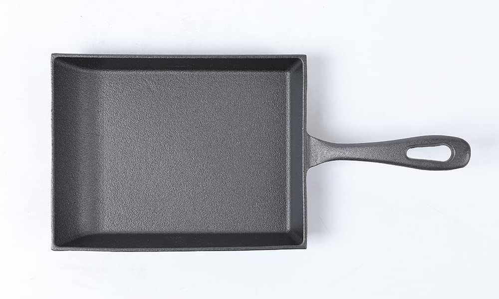 Japanese Omelette Pan Cast Iron Rectangle Egg Pan tomagoyaki pan rolled eggs pre-seasoned