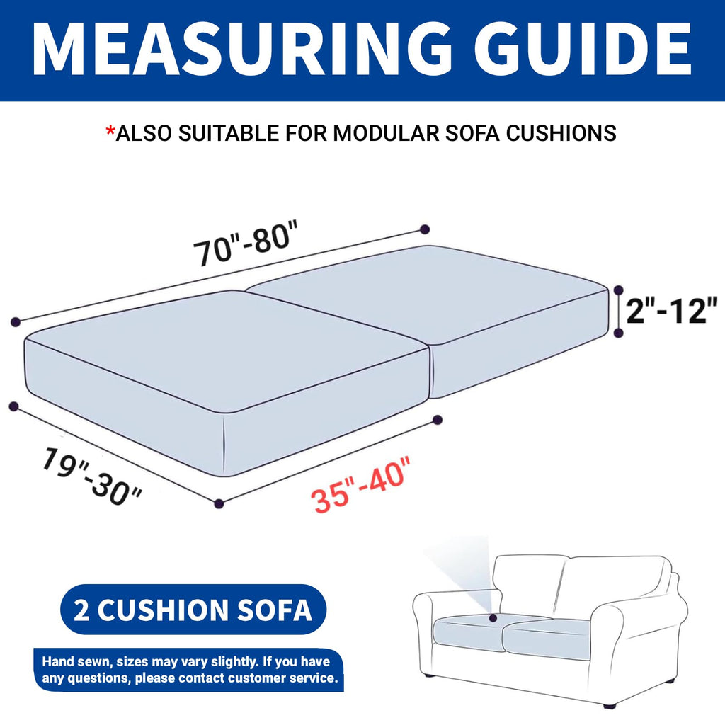 Stretch Individual Cushion Covers Sofa Loveseat Cushion Couch Covers Slipcovers Soft Replacement New Pattern