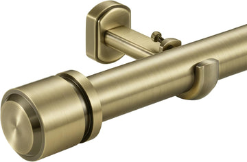 1 1/8 Inch Diameter Curtain Rods 36 to 72 Inches(3-6ft), Telescoping Heavy Duty Large Drapery Rod with Adjustable